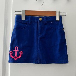 Girls Denim Mini Skirt